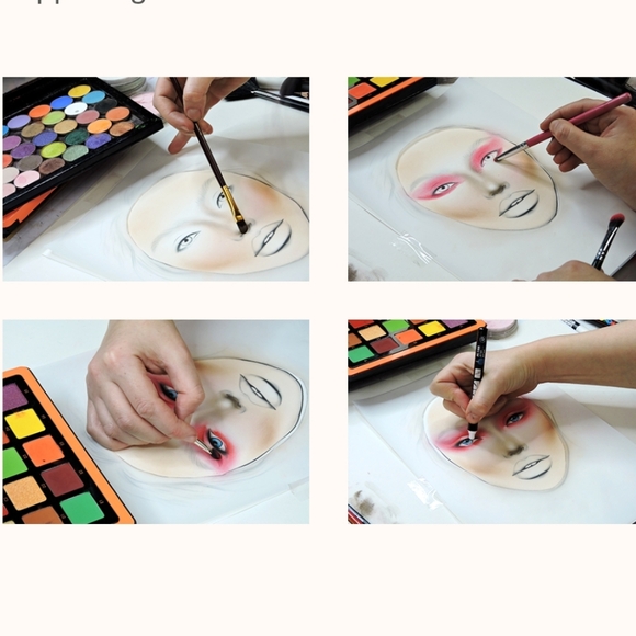 Face Chart | Other | Face Chart Makeup Book For Cosmetology | Poshmark